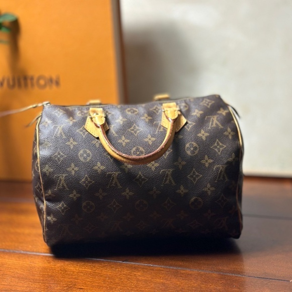 AUTHENTIC Louis Vuitton Speedy 30 bag/purse. Monogram canvas. - Picture 3 of 14